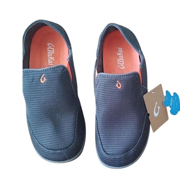NWT OLUKAI Nohea Mesh - Boy's Casual Shoes - Picture 1 of 8